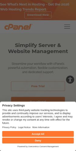 Screenshot of the audited page (Mobile 375×812)