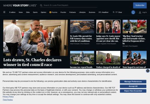 Screenshot of the audited page (Desktop 1440×900)
