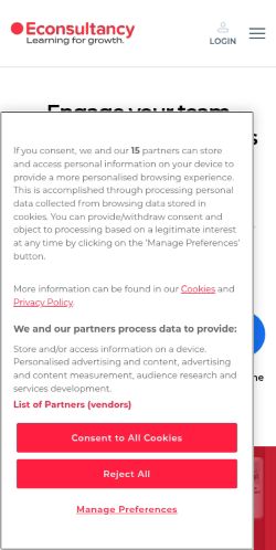 Screenshot of the audited page (Mobile 375×812)