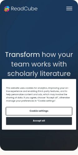 Screenshot of the audited page (Mobile 375×812)