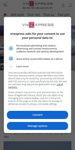 Screenshot of the audited page (Mobile 375×812)