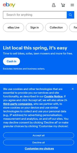 Screenshot of the audited page (Mobile 375×812)