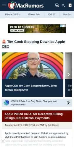 Screenshot of the audited page (Mobile 375×812)