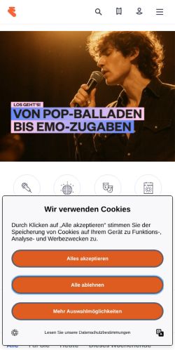 Screenshot of the audited page (Mobile 375×812)