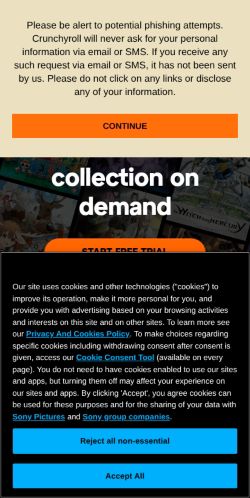Screenshot of the audited page (Mobile 375×812)