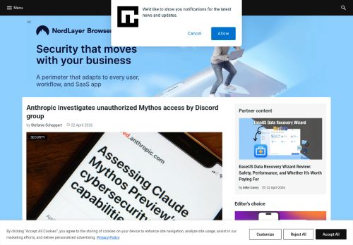 Screenshot of the audited page (Desktop 1440×900)