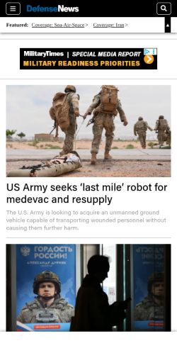 Screenshot of the audited page (Mobile 375×812)