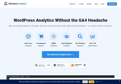 Screenshot of the audited page (Desktop 1440×900)