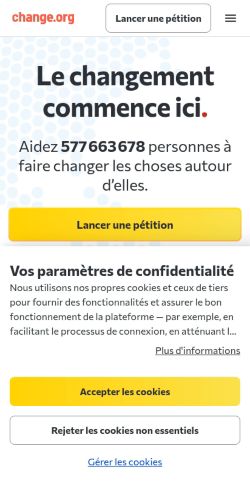 Screenshot of the audited page (Mobile 375×812)