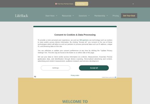 Screenshot of the audited page (Desktop 1440×900)
