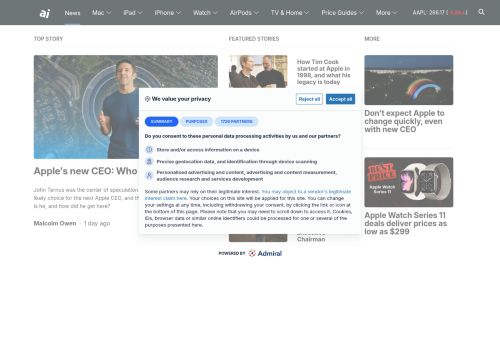 Screenshot of the audited page (Desktop 1440×900)