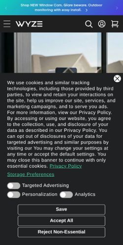 Screenshot of the audited page (Mobile 375×812)