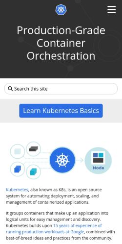 Screenshot of the audited page (Mobile 375×812)