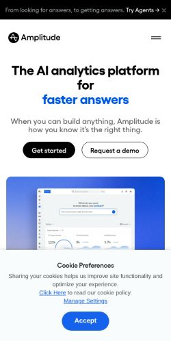 Screenshot of the audited page (Mobile 375×812)
