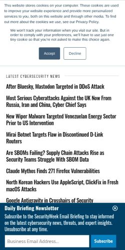 Screenshot of the audited page (Mobile 375×812)