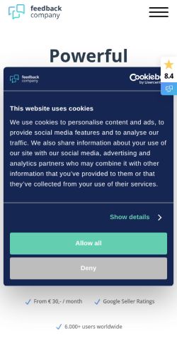 Screenshot of the audited page (Mobile 375×812)