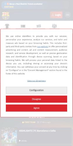 Screenshot of the audited page (Mobile 375×812)