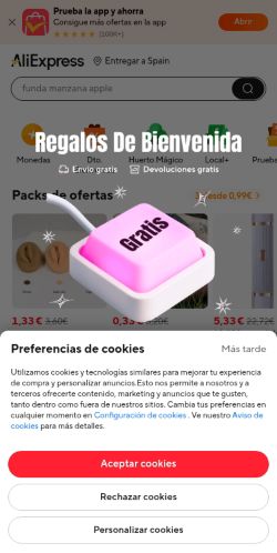 Screenshot of the audited page (Mobile 375×812)