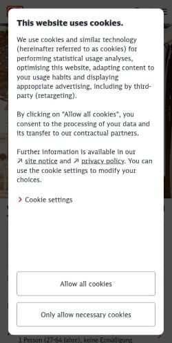 Screenshot of the audited page (Mobile 375×812)