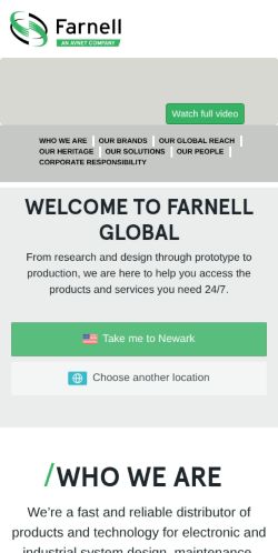Screenshot of the audited page (Mobile 375×812)