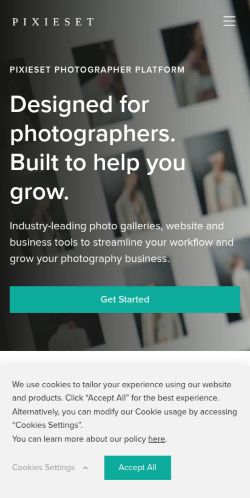 Screenshot of the audited page (Mobile 375×812)