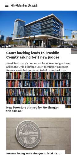 Screenshot of the audited page (Mobile 375×812)