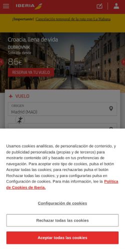 Screenshot of the audited page (Mobile 375×812)