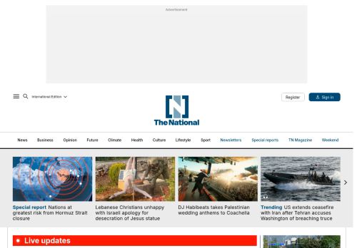 Screenshot of the audited page (Desktop 1440×900)