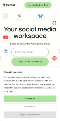 Screenshot of the audited page (Mobile 375×812)