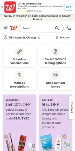 Screenshot of the audited page (Mobile 375×812)