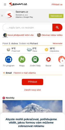 Screenshot of the audited page (Mobile 375×812)