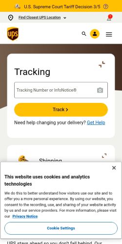 Screenshot of the audited page (Mobile 375×812)