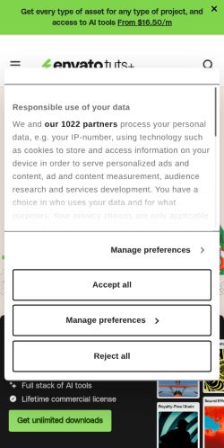 Screenshot of the audited page (Mobile 375×812)