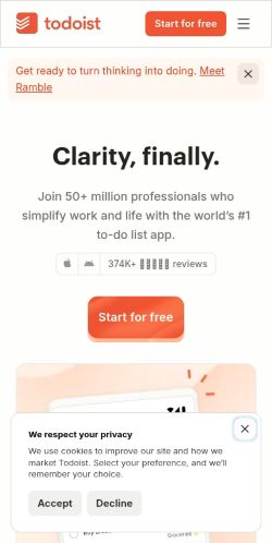 Screenshot of the audited page (Mobile 375×812)