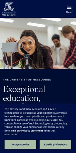 Screenshot of the audited page (Mobile 375×812)