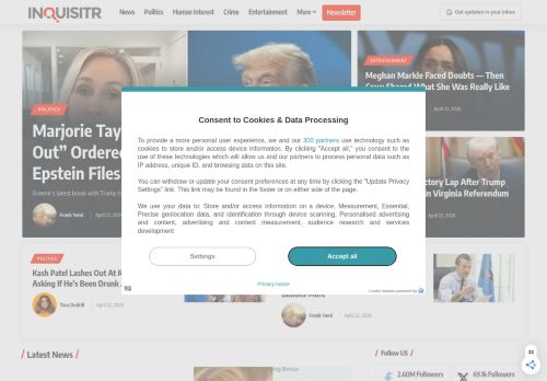 Screenshot of the audited page (Desktop 1440×900)