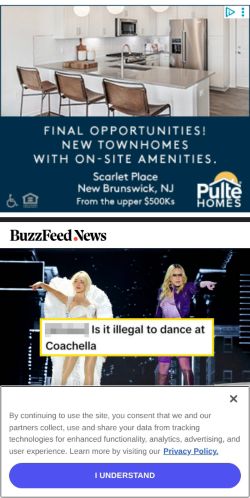 Screenshot of the audited page (Mobile 375×812)