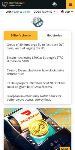 Screenshot of the audited page (Mobile 375×812)