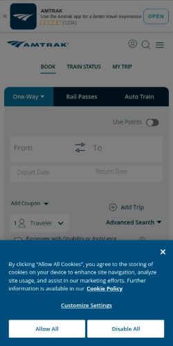 Screenshot of the audited page (Mobile 375×812)