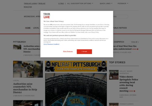 Screenshot of the audited page (Desktop 1440×900)