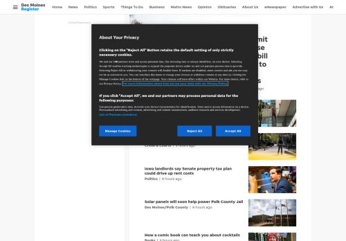 Screenshot of the audited page (Desktop 1440×900)