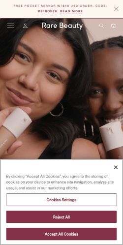 Screenshot of the audited page (Mobile 375×812)