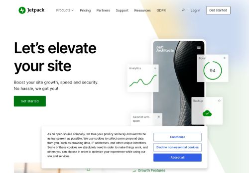 Screenshot of the audited page (Desktop 1440×900)