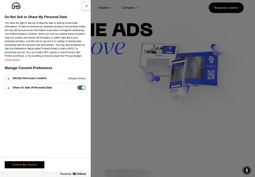 Screenshot of the audited page (Desktop 1440×900)