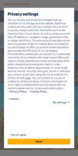 Screenshot of the audited page (Mobile 375×812)