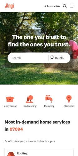 Screenshot of the audited page (Mobile 375×812)