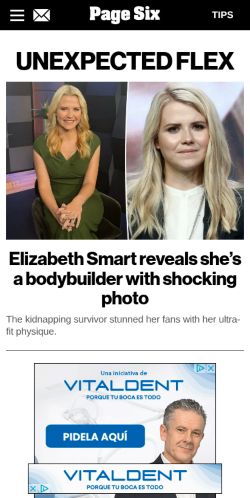 Screenshot of the audited page (Mobile 375×812)