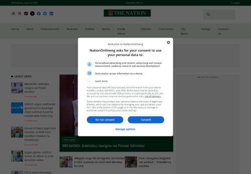 Screenshot of the audited page (Desktop 1440×900)