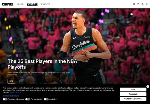 Screenshot of the audited page (Desktop 1440×900)