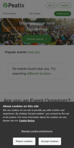 Screenshot of the audited page (Mobile 375×812)